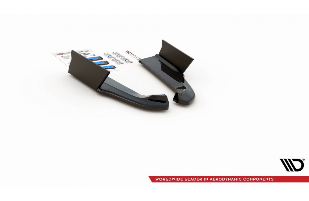 Rear Side Splitters V.1 + Flaps Ford Mustang GT Mk6 Facelift