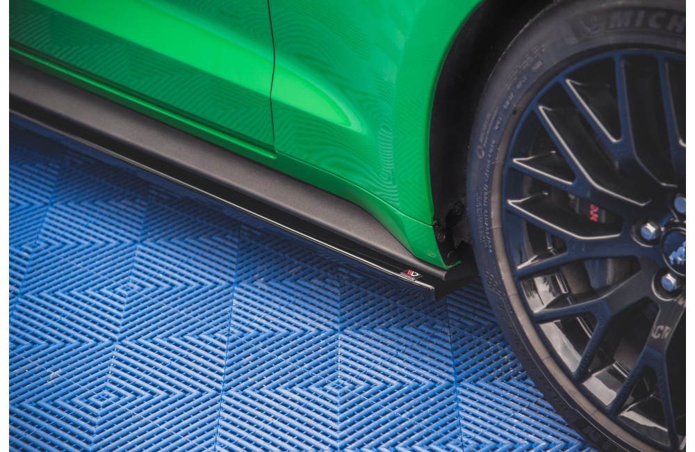 Side Skirts Diffusers + Flaps Ford Mustang GT Mk6 Facelift