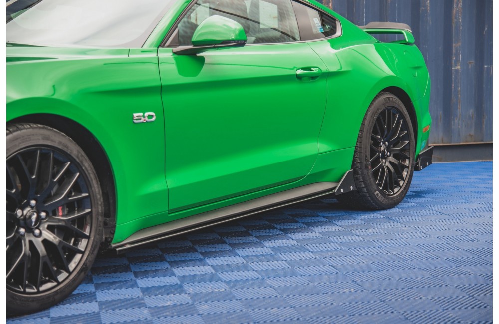 Side Skirts Diffusers + Flaps Ford Mustang GT Mk6 Facelift