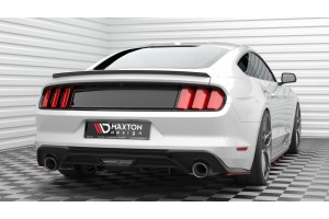 Rear Side Splitters V.2 Ford Mustang GT Mk6 Facelift - Gloss Black