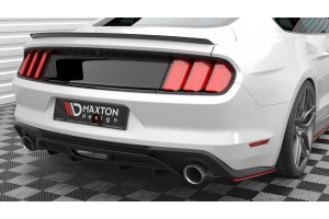 Rear Side Splitters V.2 Ford Mustang GT Mk6 Facelift - Gloss Black