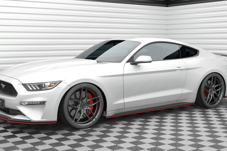 Side Skirts Diffusers V.2 Ford Mustang Mk6 Facelift