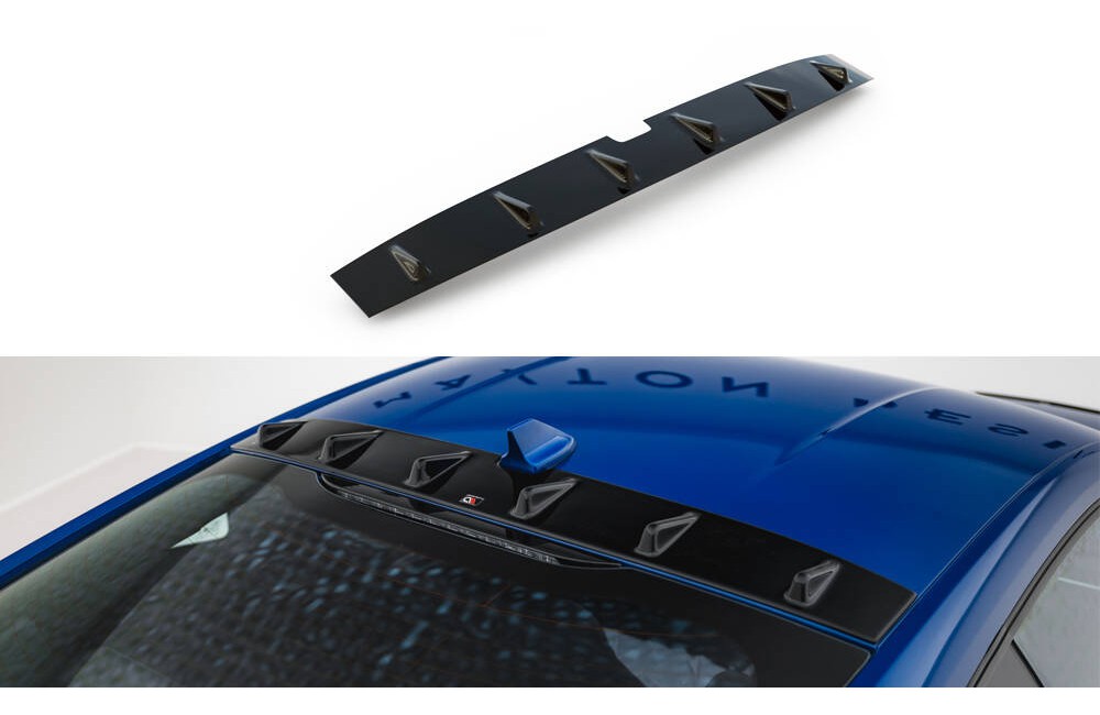 The extension of the rear window Ford Mustang GT Mk7