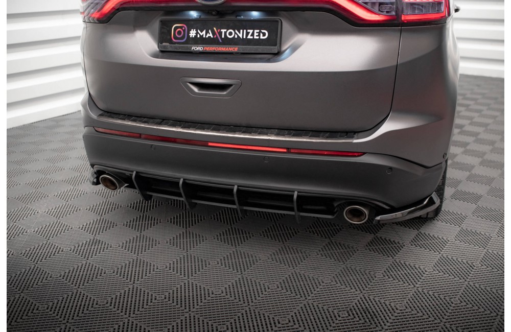 Street Pro Rear Diffuser Ford Edge Mk2 - Black