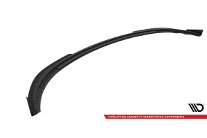 Street Pro Front Splitter V.1 + Flaps Ford Fiesta ST Mk6 - Black + Gloss Flaps
