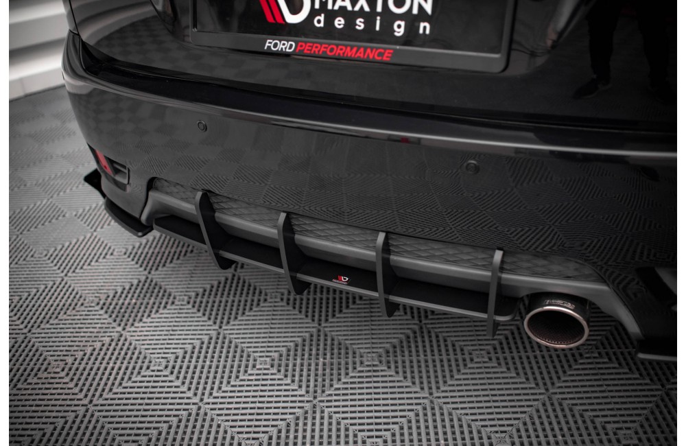 Street Pro Rear Diffuser Ford Fiesta ST Mk6 - Black