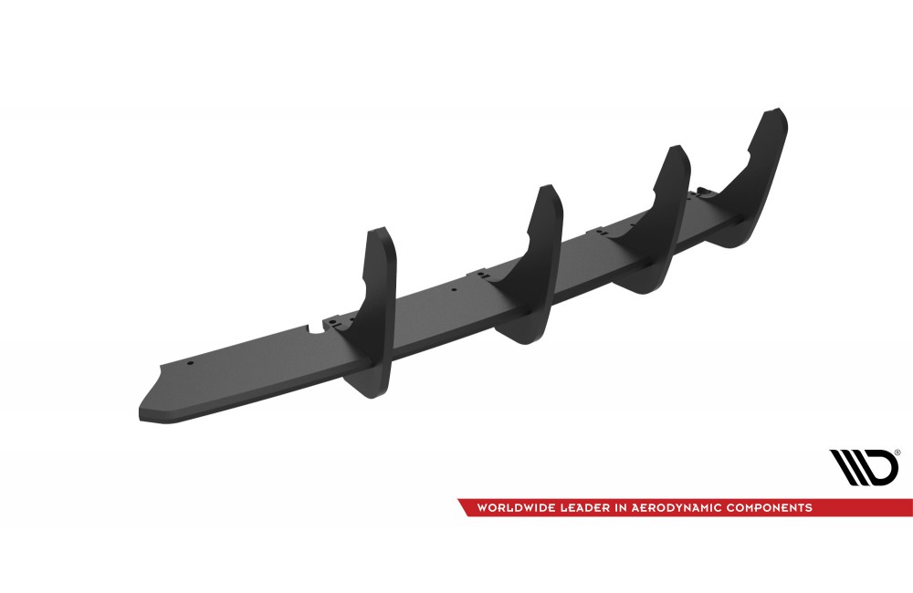 Street Pro Rear Diffuser Ford Fiesta ST Mk6 - Black