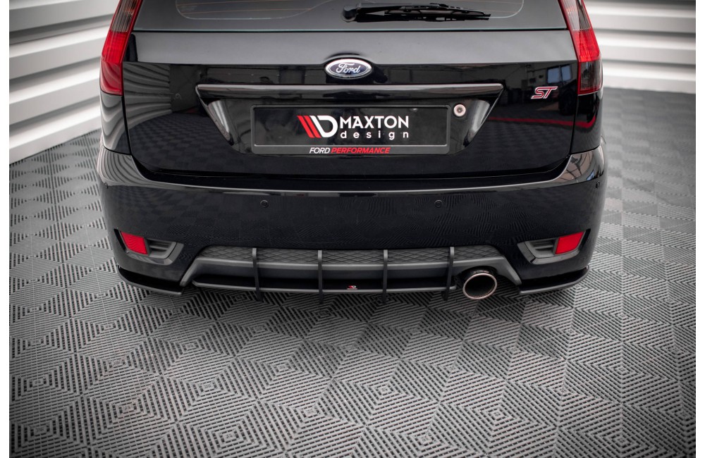 Street Pro Rear Side Splitters Ford Fiesta ST Mk6 - Black
