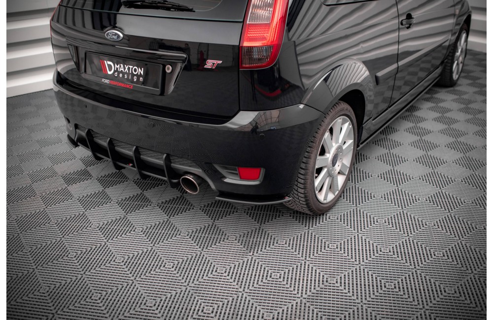 Street Pro Rear Side Splitters Ford Fiesta ST Mk6 - Black
