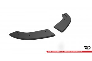 Street Pro Rear Side Splitters Ford Fiesta ST Mk6 - Black