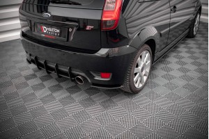 Street Pro Rear Side Splitters Ford Fiesta ST Mk6 - Black