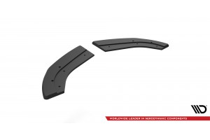 Street Pro Rear Side Splitters Ford Fiesta ST Mk6 - Black