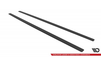 Street Pro Side Skirts Diffusers Ford Fiesta ST Mk6 - Black
