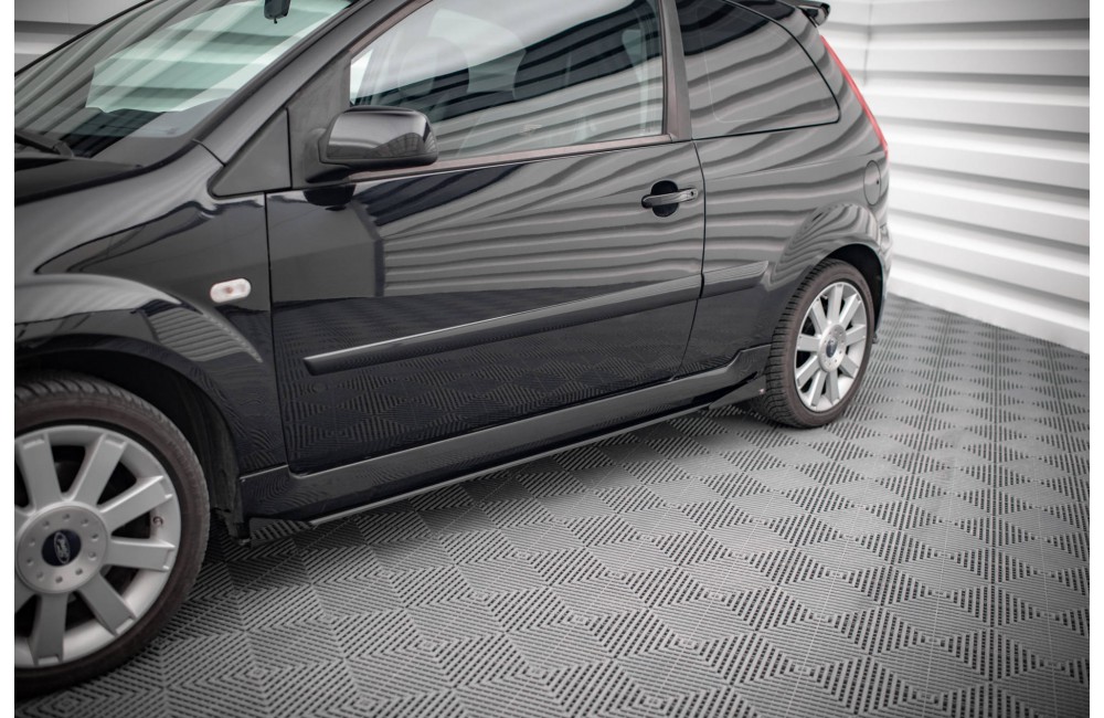 Street Pro Side Skirts Diffusers + Flaps Ford Fiesta ST Mk6 - Black + Gloss Flaps Street Pro Side Skirts Diffusers + Flaps Ford Fiesta ST Mk6 - Black + Gloss Flaps