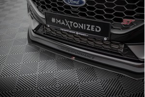 Street Pro Front Splitter Ford Fiesta ST Mk8 Facelift - Black