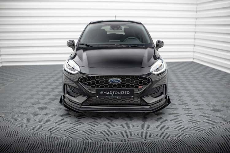 Street Pro Εμπρός Splitter + Flaps Ford Fiesta ST Mk8 Facelift