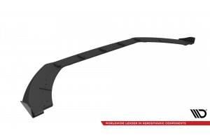 Street Pro Front Splitter + Flaps Ford Fiesta ST Mk8 Facelift - Black + Gloss Flaps