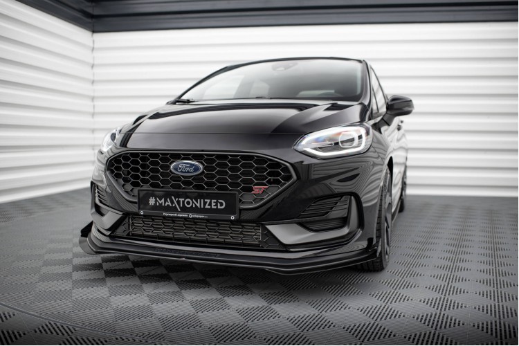 Street Pro Εμπρός Splitter + Flaps Ford Fiesta ST Mk8 Facelift
