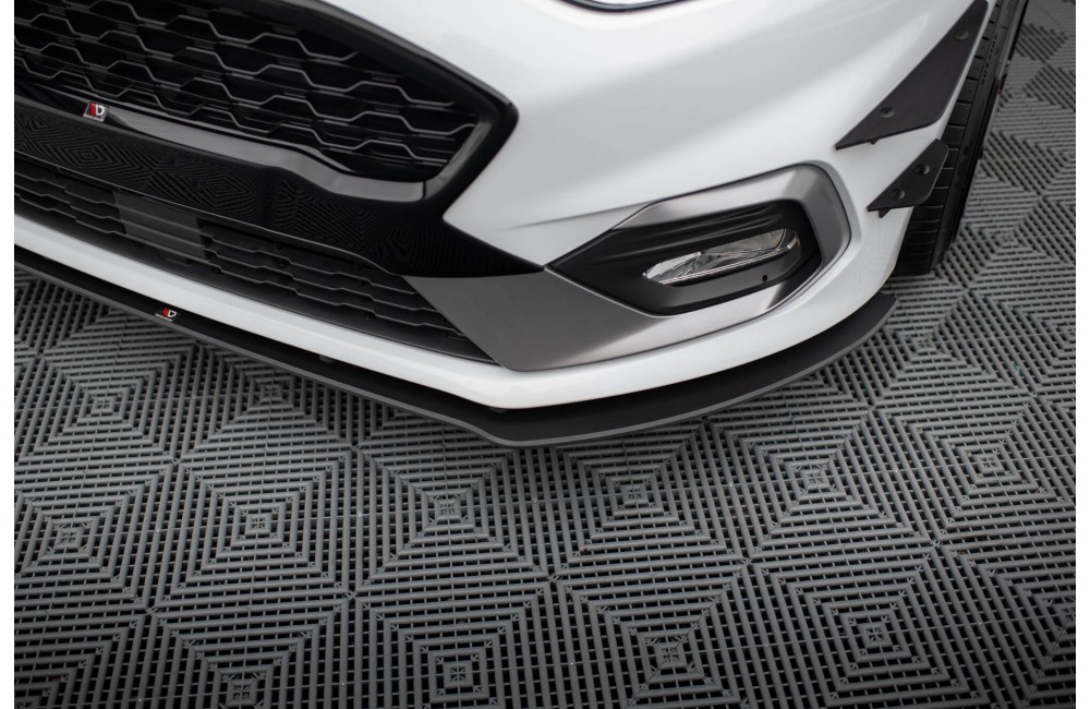 Street Pro Front Splitter Ford Fiesta Mk8 ST / ST-Line - Black