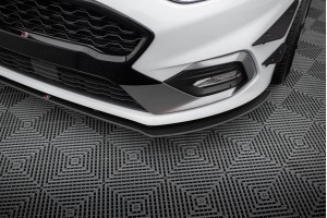 Street Pro Front Splitter Ford Fiesta Mk8 ST / ST-Line - Black
