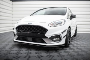 Street Pro Front Splitter Ford Fiesta Mk8 ST / ST-Line - Black