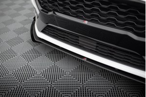 Street Pro Front Splitter + Flaps Ford Fiesta Mk8 ST / ST-Line - Black + Gloss Flaps