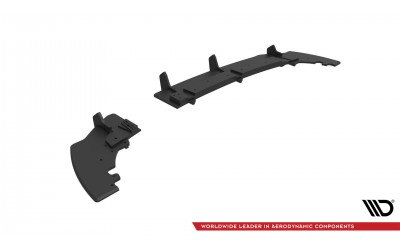 Street Pro Rear Valance Ford Fiesta Mk8 ST  - Black