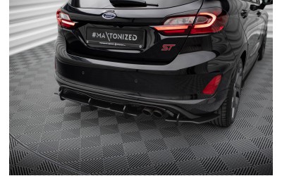 Street Pro Rear Valance Ford Fiesta Mk8 ST  - Black