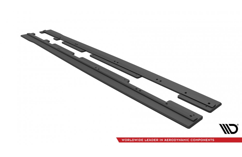 Street Pro Side Skirts Diffusers Ford Fiesta ST / ST-Line Mk8 - Black Street Pro Side Skirts Diffusers Ford Fiesta ST / ST-Line Mk8 - Black