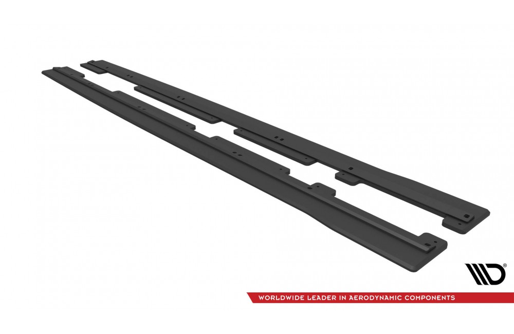Street Pro Side Skirts Diffusers Ford Fiesta ST / ST-Line Mk8 - Black Street Pro Side Skirts Diffusers Ford Fiesta ST / ST-Line Mk8 - Black