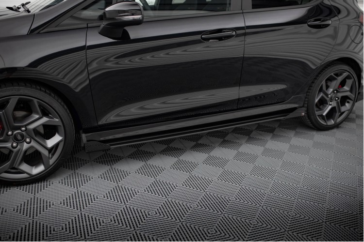 Street Pro Side Skirts Diffusers + Flaps Ford Fiesta ST / ST-Line Mk8