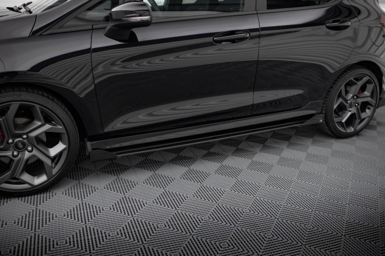 Street Pro Side Skirts Diffusers + Flaps Ford Fiesta ST / ST-Line Mk8