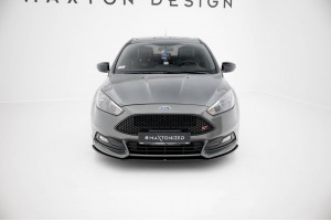 Street Pro Front Splitter Ford Focus ST Mk3 Facelift - Black