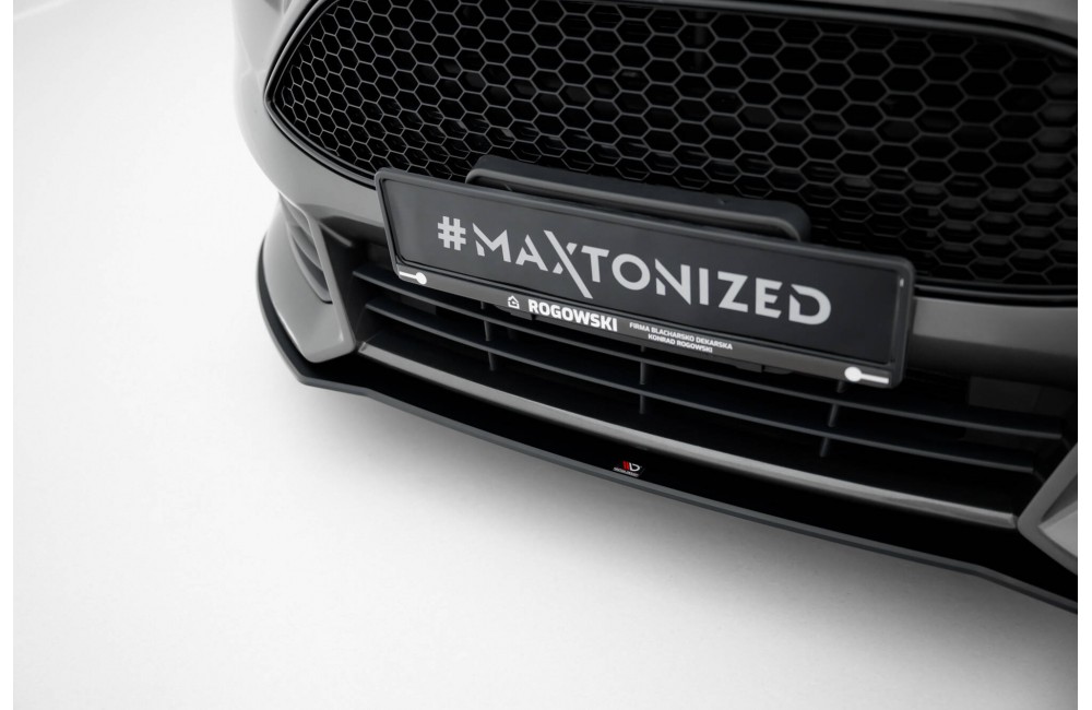 Street Pro Front Splitter Ford Focus ST Mk3 Facelift - Black