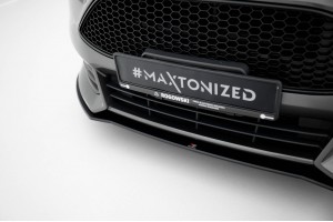 Street Pro Front Splitter Ford Focus ST Mk3 Facelift - Black