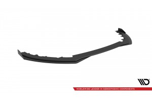 Street Pro Front Splitter + Flaps Ford Focus ST Mk3 Facelift - Black + Gloss Flaps