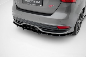 Street Pro Rear Diffuser Ford Focus ST Mk3 Facelift - Black