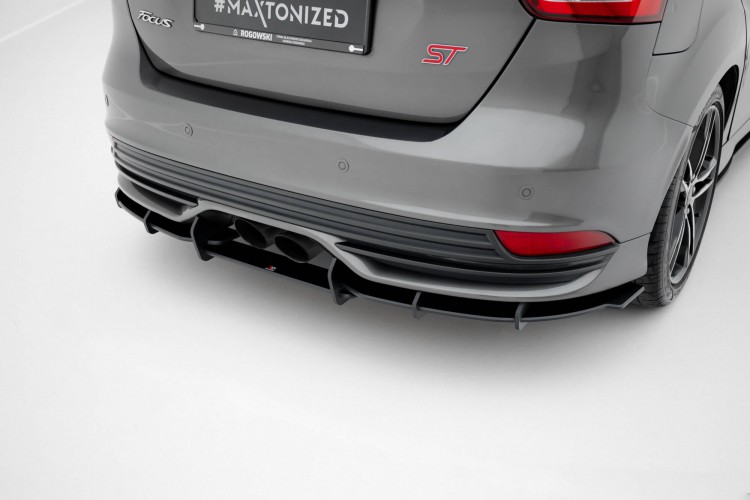 Street Pro Πίσω Diffuser Ford Focus ST Mk3 Facelift