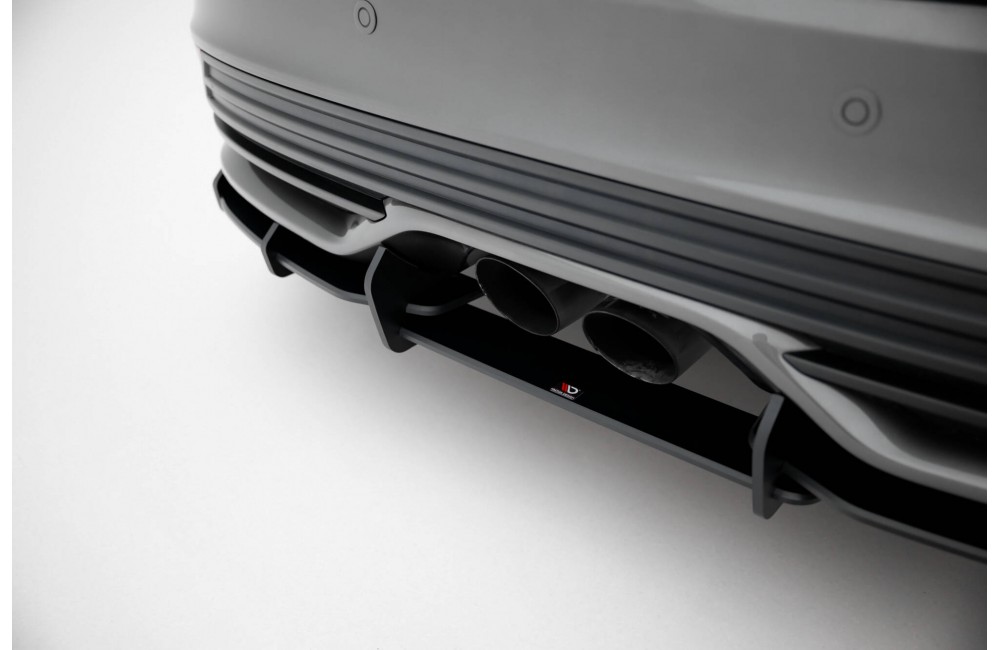 Street Pro Rear Diffuser Ford Focus ST Mk3 Facelift - Black