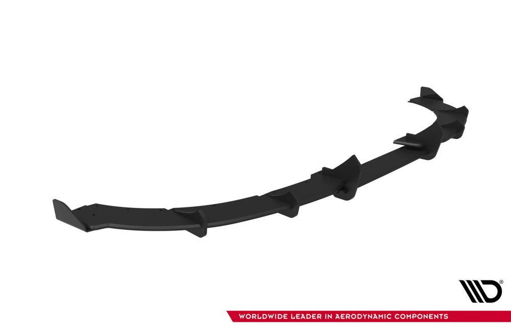Street Pro Rear Diffuser + Flaps Ford Focus ST Mk3 Facelift - Black + Gloss Flaps