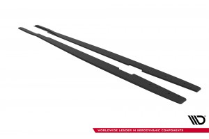 Street Pro Side Skirts Diffusers Ford Focus ST Mk3 Facelift - Black