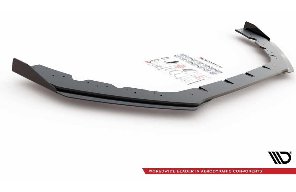 Street Pro Front Splitter + Flaps Ford Focus RS Mk3
