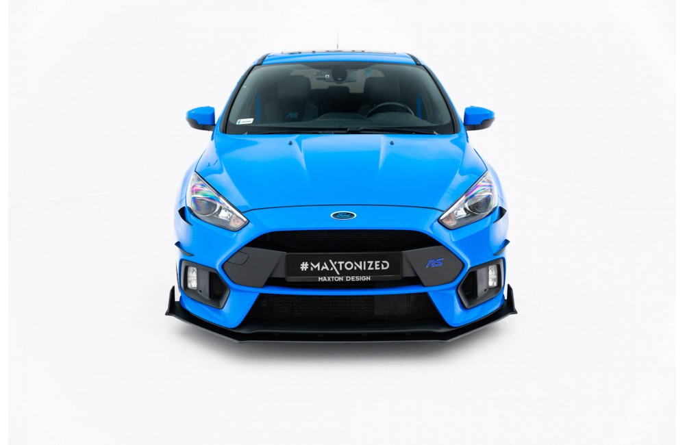 Street Pro Front Splitter V.2 Ford Focus RS Mk3 - Black