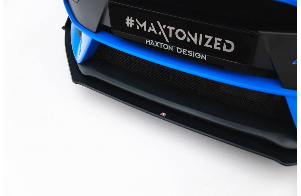 Street Pro Front Splitter V.2 Ford Focus RS Mk3 - Black