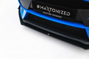 Street Pro Front Splitter V.2 Ford Focus RS Mk3 - Black