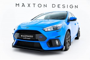 Street Pro Front Splitter V.2 Ford Focus RS Mk3 - Black
