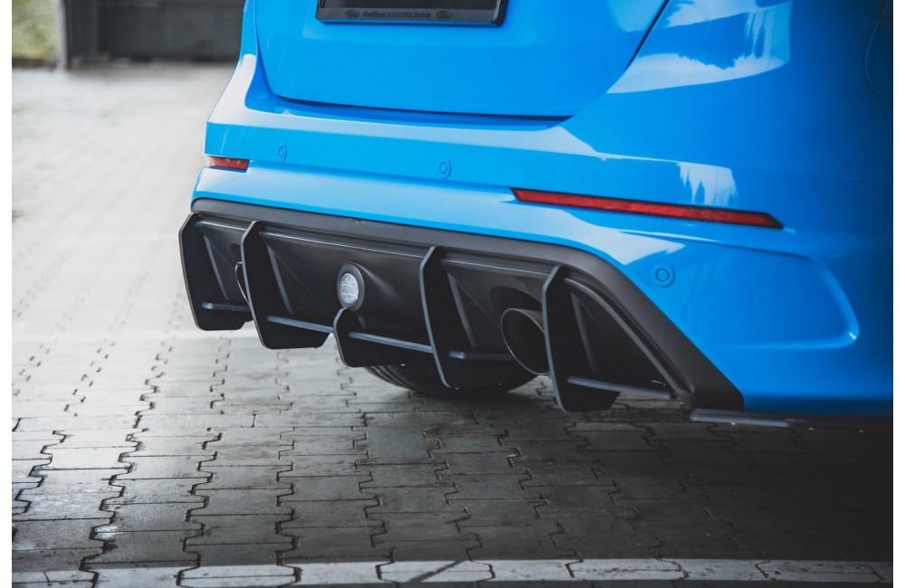 Street Pro Rear Diffuser V.1 Ford Focus RS Mk3 - Black