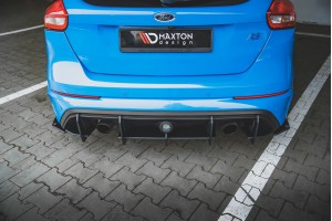 Street Pro Rear Diffuser V.1 Ford Focus RS Mk3 - Black
