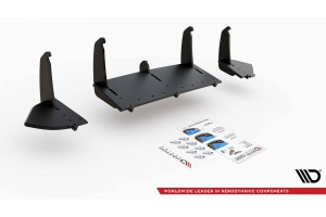 Street Pro Rear Diffuser V.1 Ford Focus RS Mk3 - Black