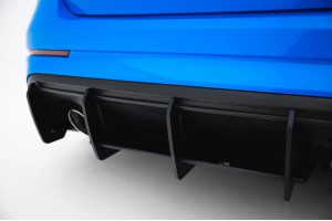 Street Pro Rear Diffuser V.2 Ford Focus RS Mk3 (US-Spec Version) - Black